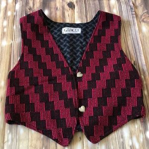 Grace handwoven vintage vest